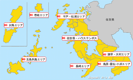 長崎観光マップ